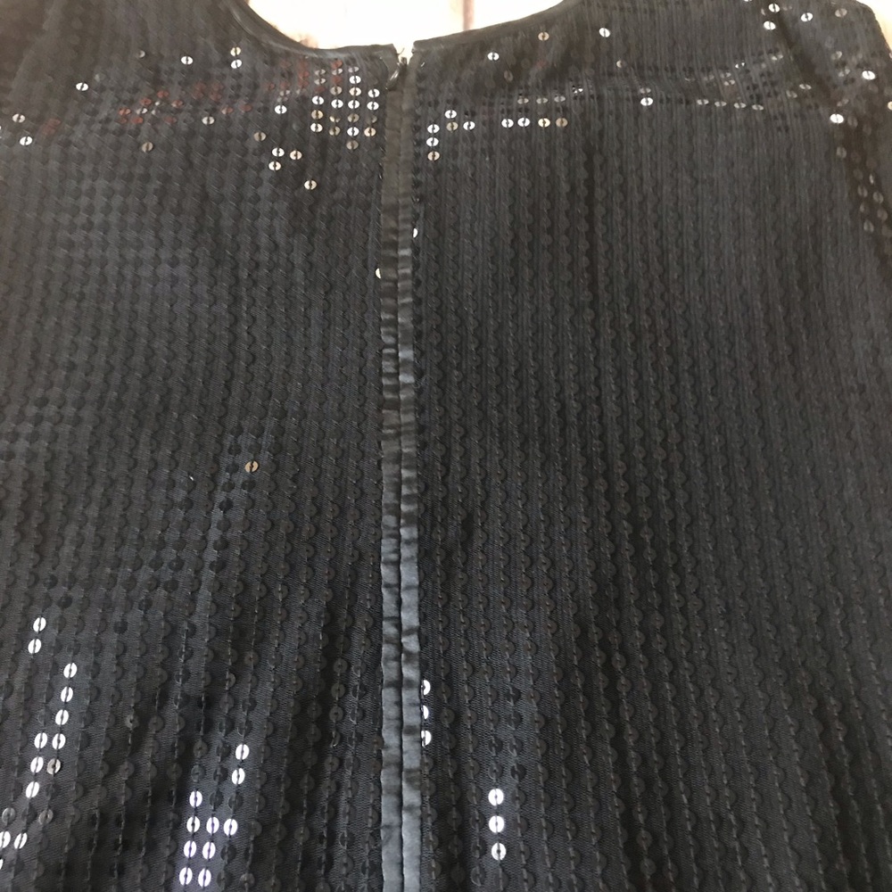 Black Sequin Cocktail Dress - Picture 6 of 6